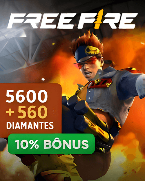 5600 DIAMANTES + 560 DE BÔNUS
